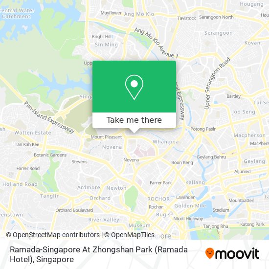 Ramada-Singapore At Zhongshan Park (Ramada Hotel) map