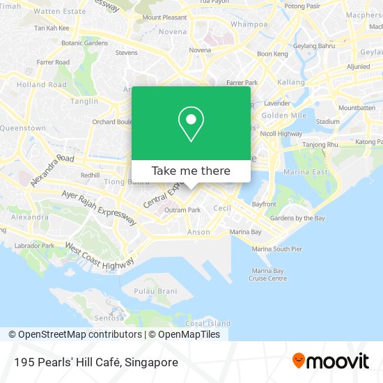 195 Pearls' Hill Café map