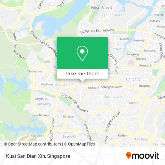 Kuai San Dian Xin map