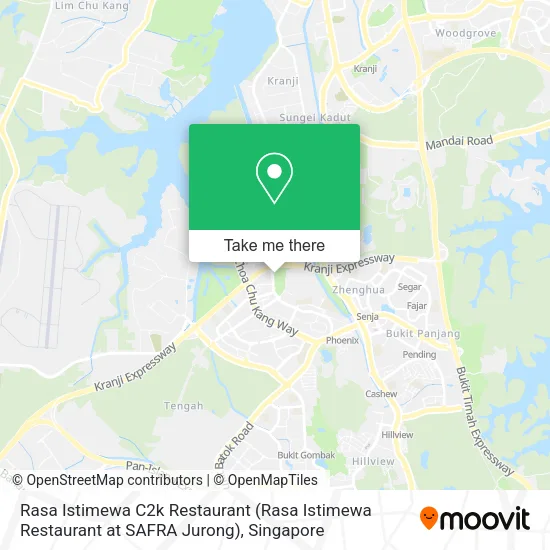 Rasa Istimewa C2k Restaurant (Rasa Istimewa Restaurant at SAFRA Jurong) map