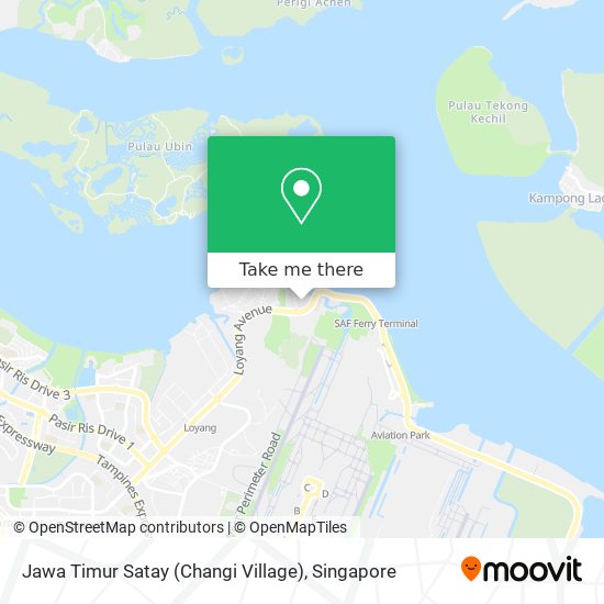 Jawa Timur Satay (Changi Village) map