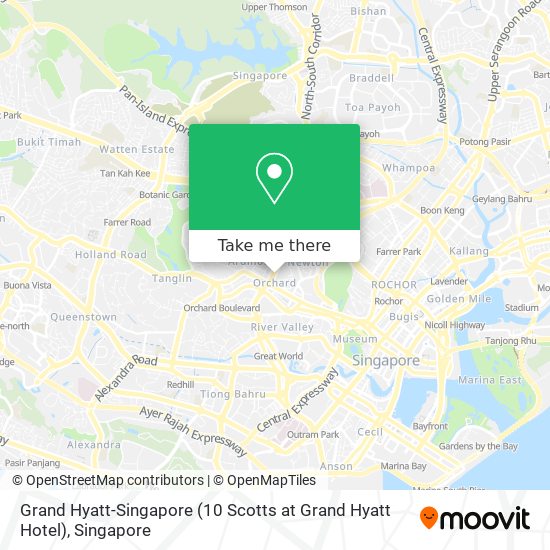 Grand Hyatt-Singapore (10 Scotts at Grand Hyatt Hotel) map
