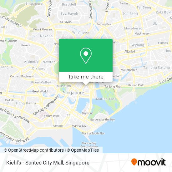 Kiehl's - Suntec City Mall map