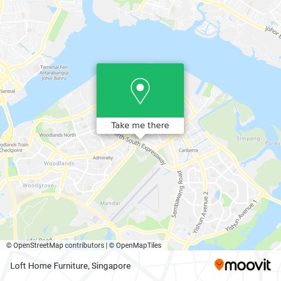 Loft Home Furniture map