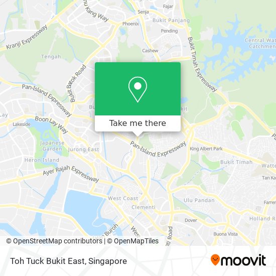 Toh Tuck Bukit East地图