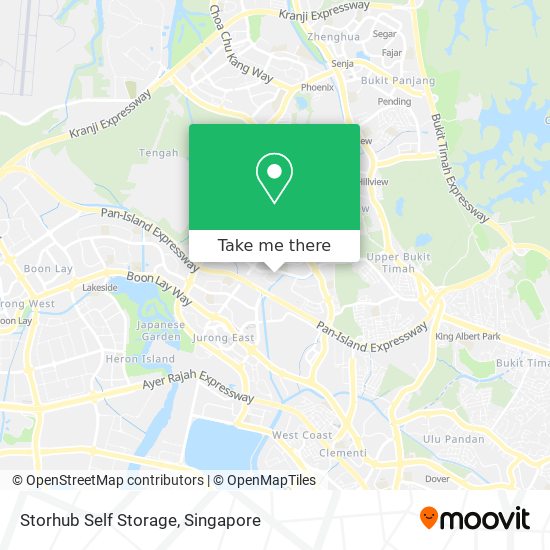 Storhub Self Storage map