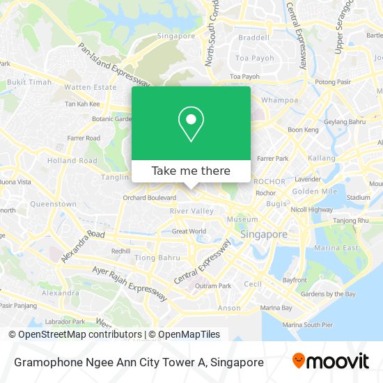 Gramophone Ngee Ann City Tower A map