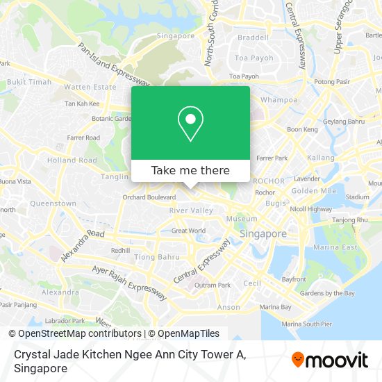 Crystal Jade Kitchen Ngee Ann City Tower A map