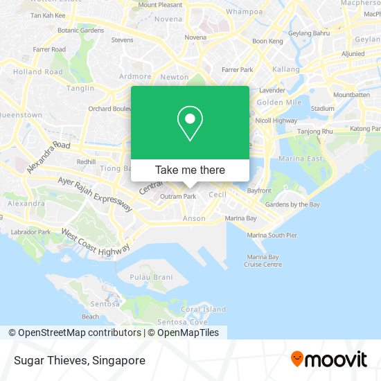 Sugar Thieves map