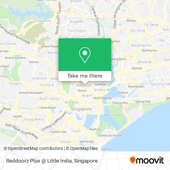 Reddoorz Plus @ Little India map