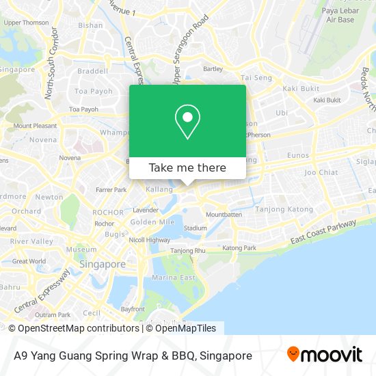 A9 Yang Guang Spring Wrap & BBQ map