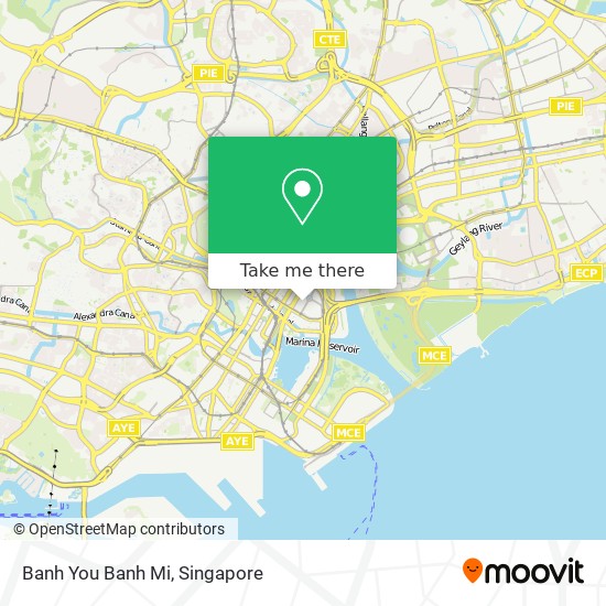 Banh You Banh Mi map