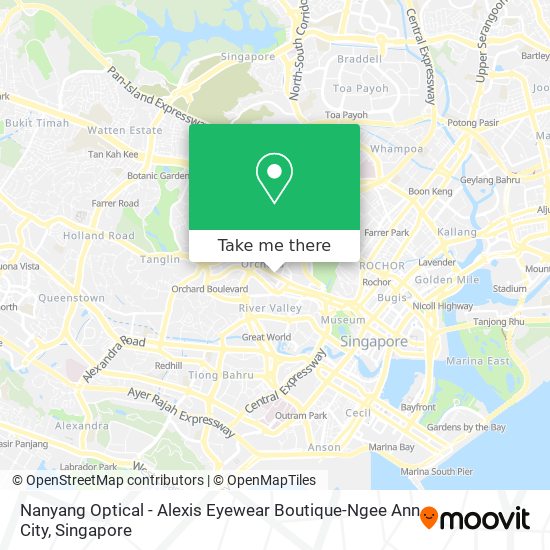 Nanyang Optical - Alexis Eyewear Boutique-Ngee Ann City map