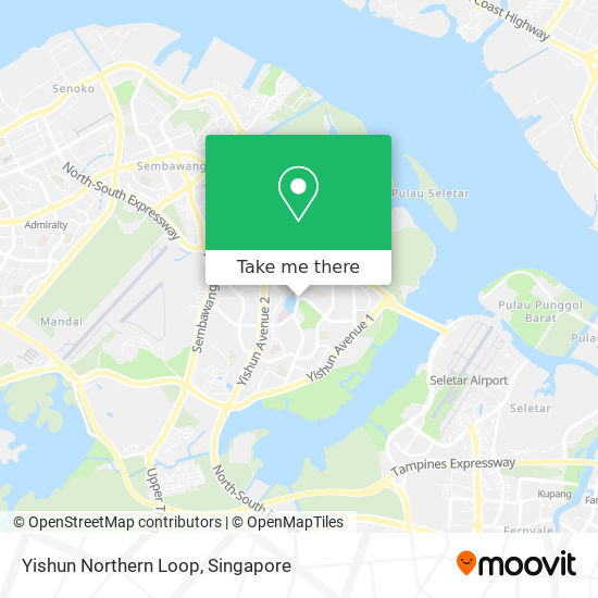 Yishun Northern Loop map