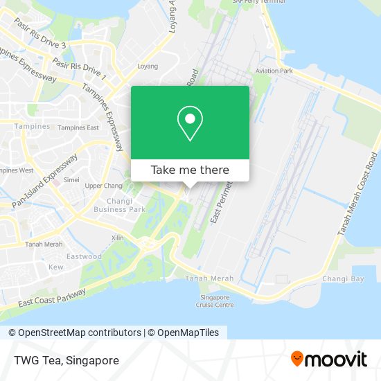 TWG Tea map
