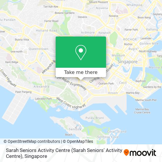 Sarah Seniors Activity Centre map