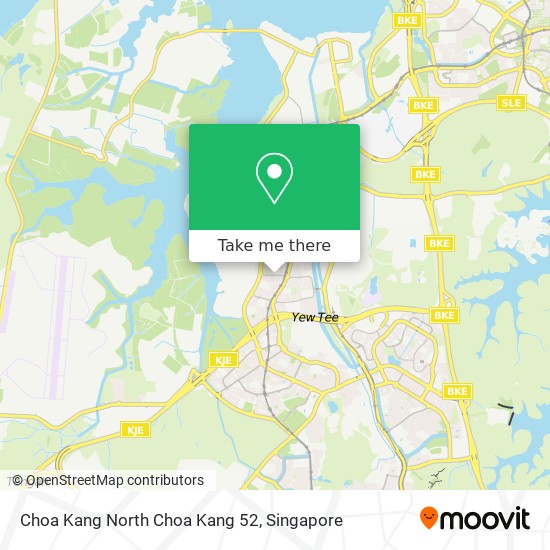 Choa Kang North Choa Kang 52 map