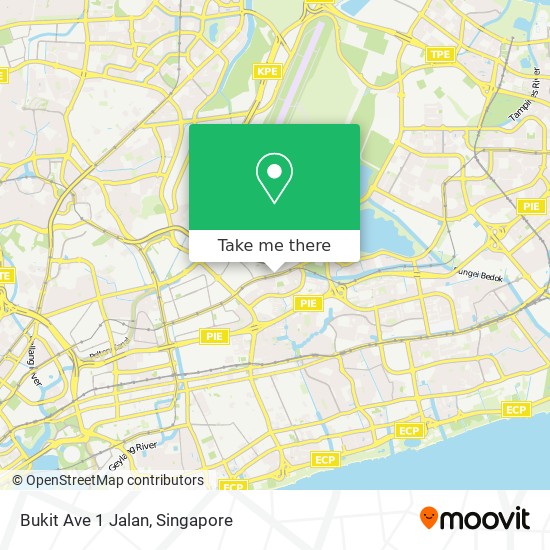 Bukit Ave 1 Jalan map