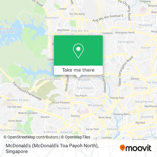 McDonald's (McDonald's Toa Payoh North) map