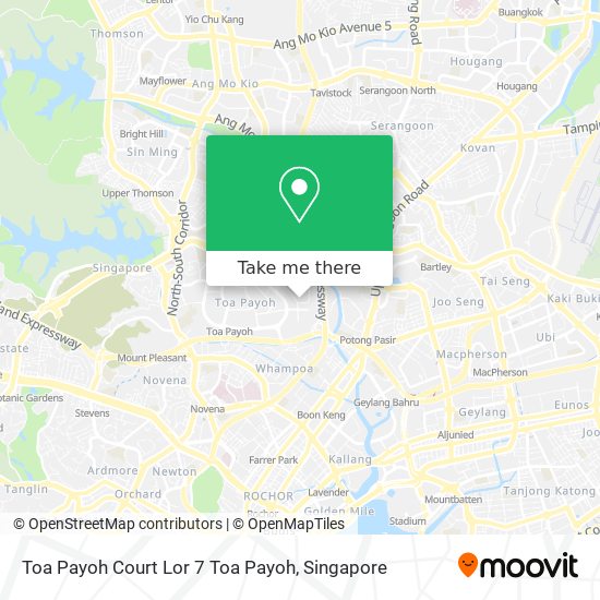 Toa Payoh Court Lor 7 Toa Payoh map