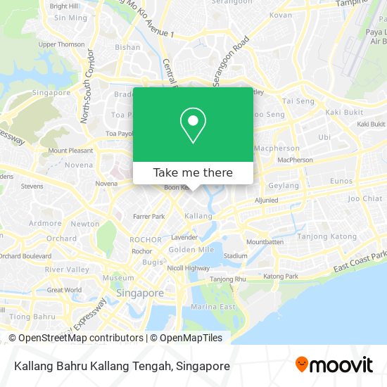 Kallang Bahru Kallang Tengah地图