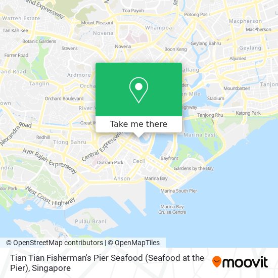 Tian Tian Fisherman's Pier Seafood (Seafood at the Pier) map