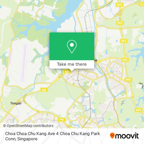 Choa Choa Chu Kang Ave 4 Choa Chu Kang Park Conn map