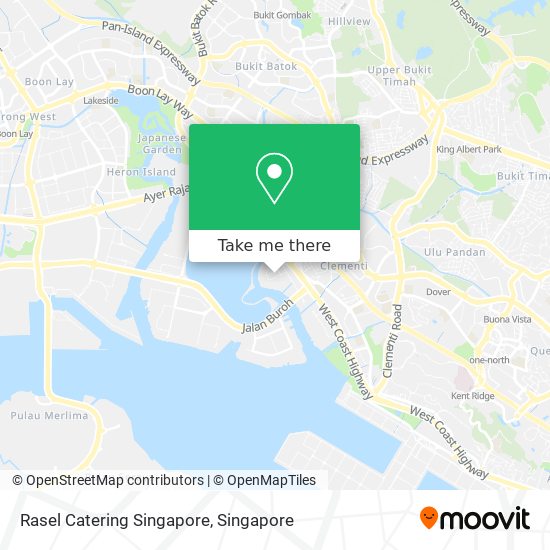 Rasel Catering Singapore map