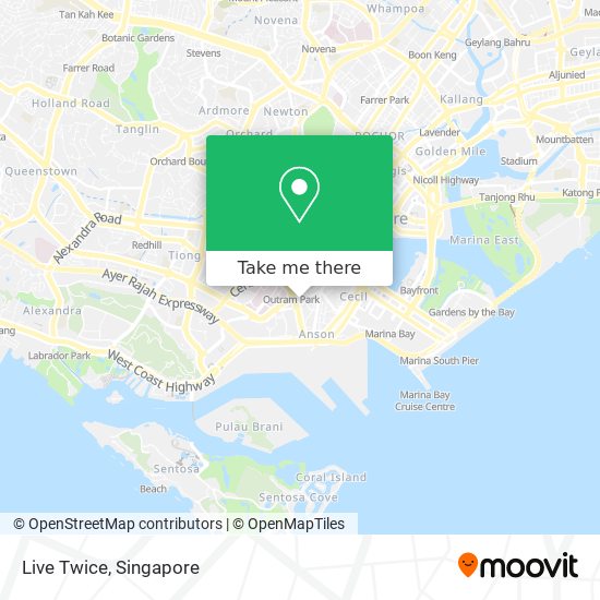 Live Twice map