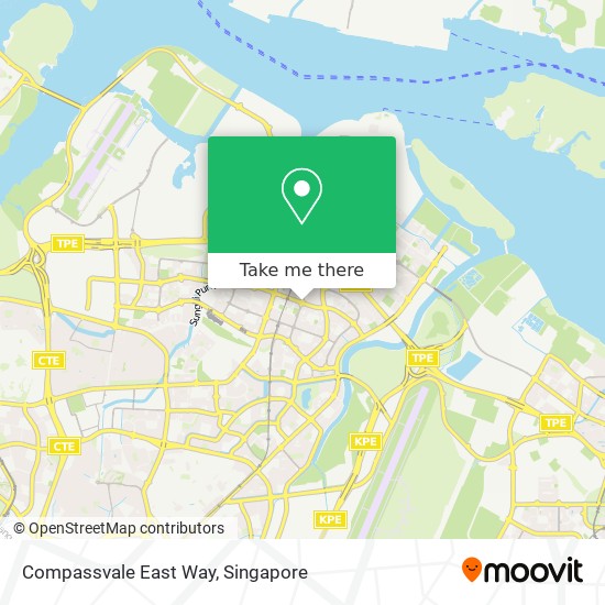 Compassvale East Way地图