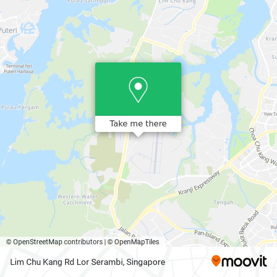 Lim Chu Kang Rd Lor Serambi map