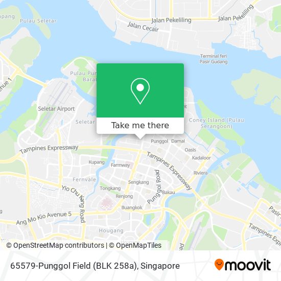 65579-Punggol Field (BLK 258a)地图