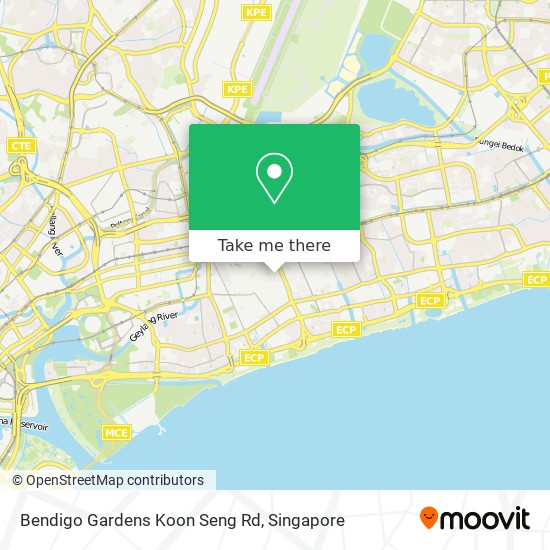 Bendigo Gardens Koon Seng Rd map