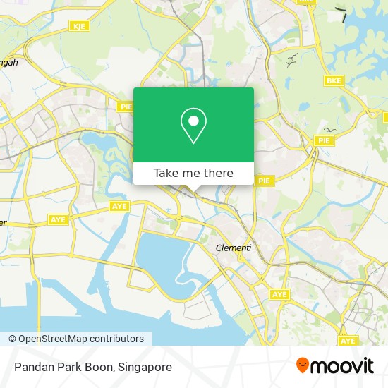 Pandan Park Boon map