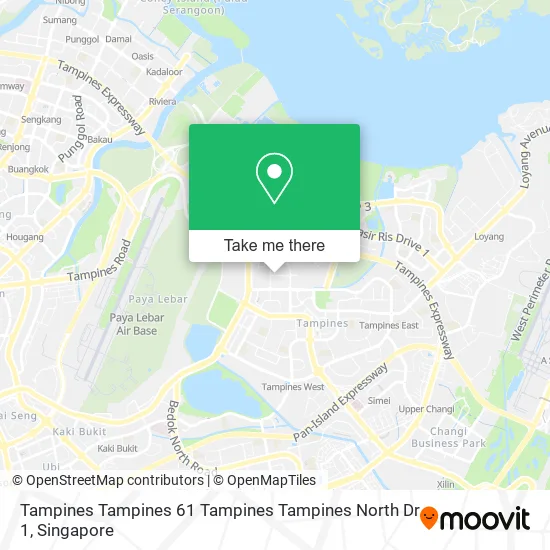 Tampines Tampines 61 Tampines Tampines North Dr 1地图