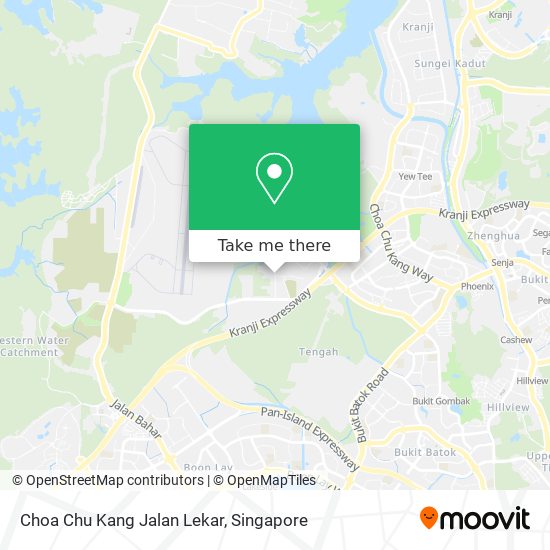 Choa Chu Kang Jalan Lekar map