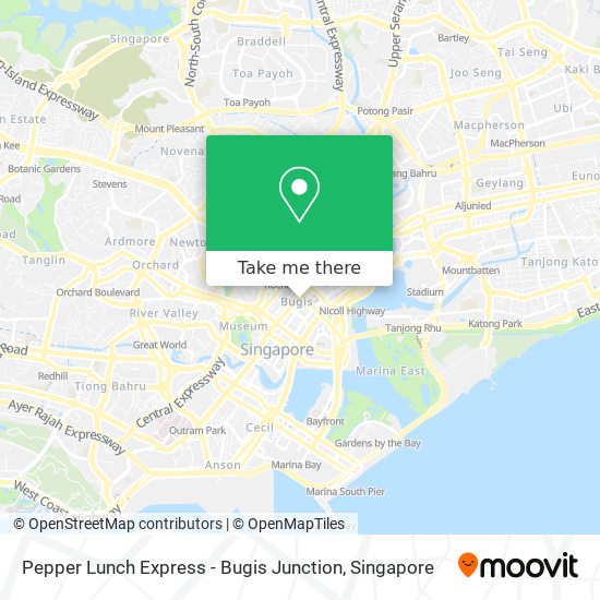 Pepper Lunch Express - Bugis Junction map