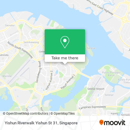 Yishun Riverwalk Yishun St 31 map