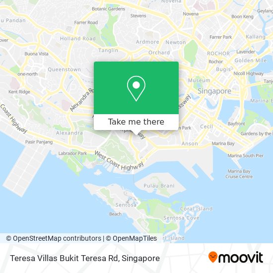 Teresa Villas Bukit Teresa Rd map