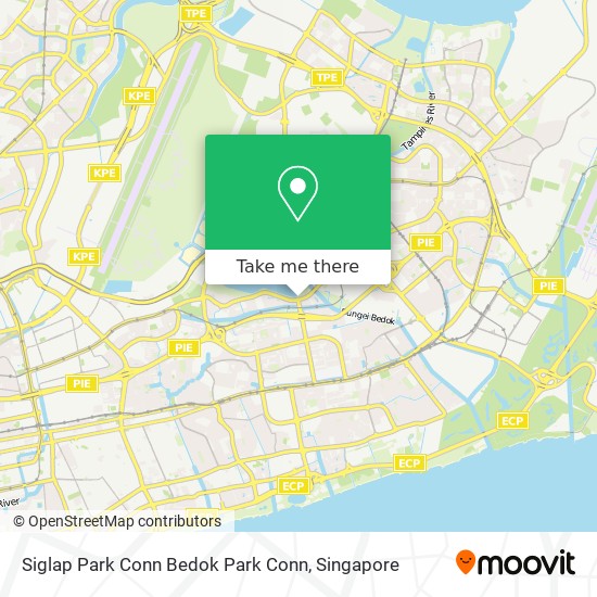 Siglap Park Conn Bedok Park Conn map