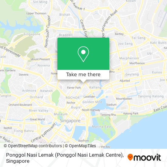 Ponggol Nasi Lemak map