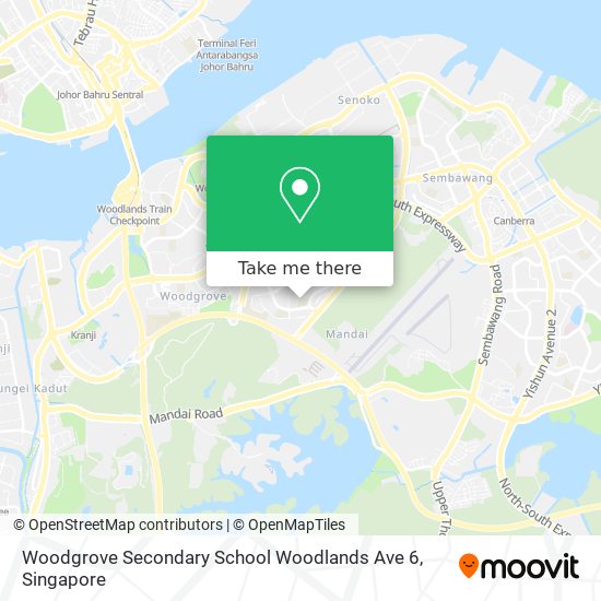 Woodgrove Secondary School Woodlands Ave 6地图