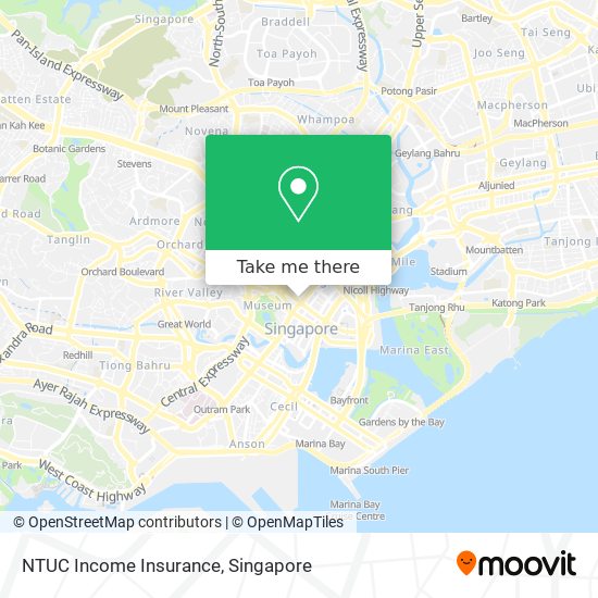 NTUC Income Insurance map