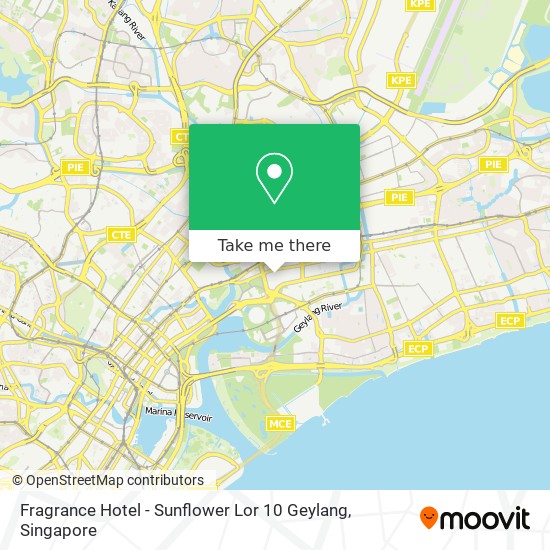 Fragrance Hotel - Sunflower Lor 10 Geylang map