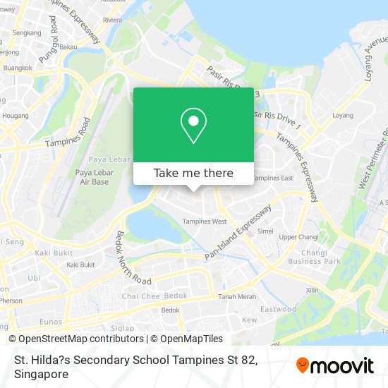 St. Hilda?s Secondary School Tampines St 82 map