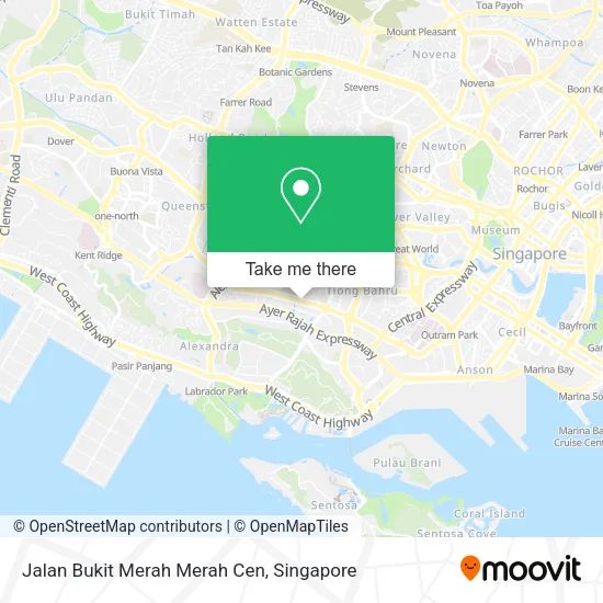 Jalan Bukit Merah Merah Cen地图