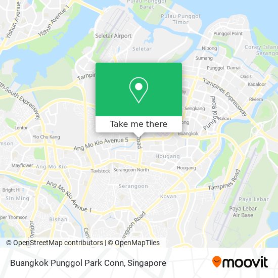 Buangkok Punggol Park Conn map