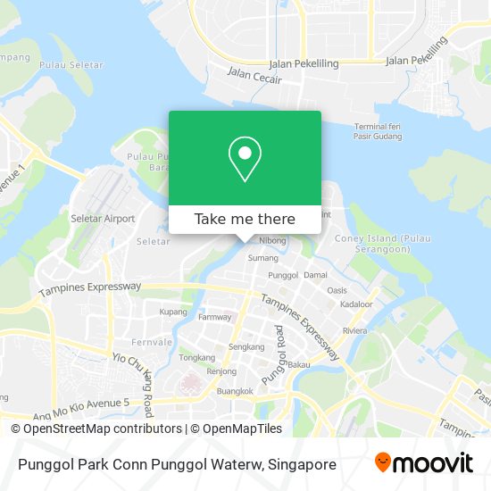 Punggol Park Conn Punggol Waterw地图