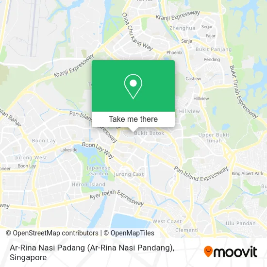 Ar-Rina Nasi Padang map