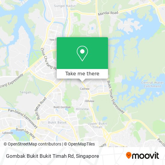 Gombak Bukit Bukit Timah Rd地图